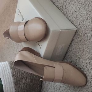 NWT Tan Leather Loafers